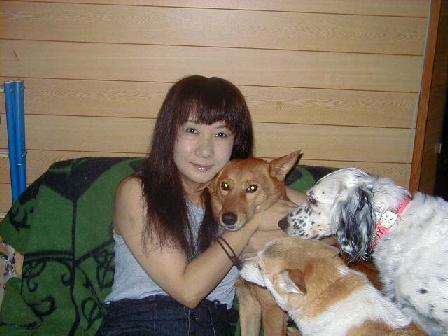 著者近影(犬つき)