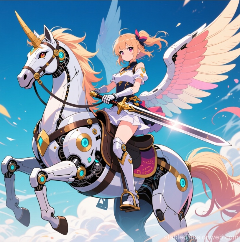 ペガサスと少女