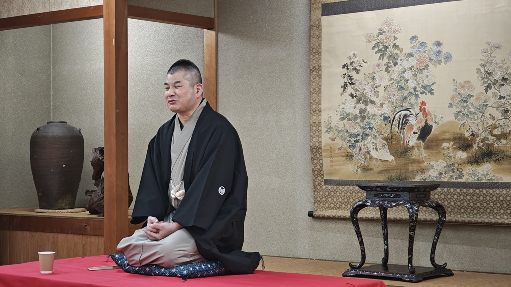 立川わんだ師匠（枕を語る師匠）